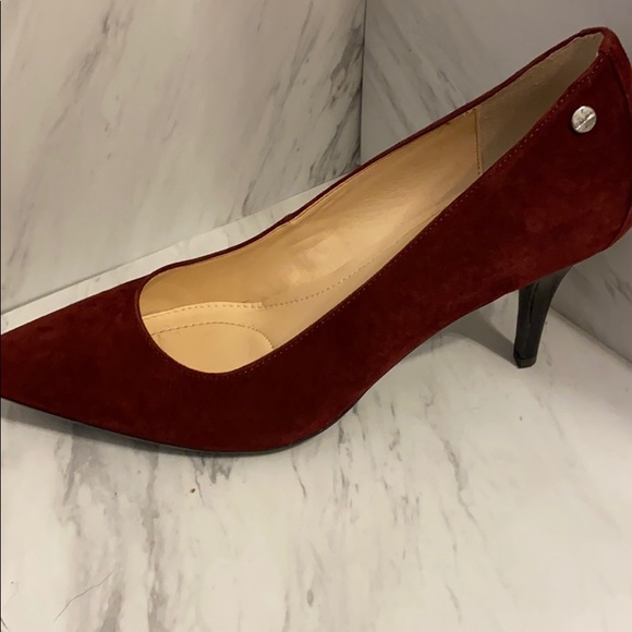 suede calvin klein small heel - Picture 1 of 3